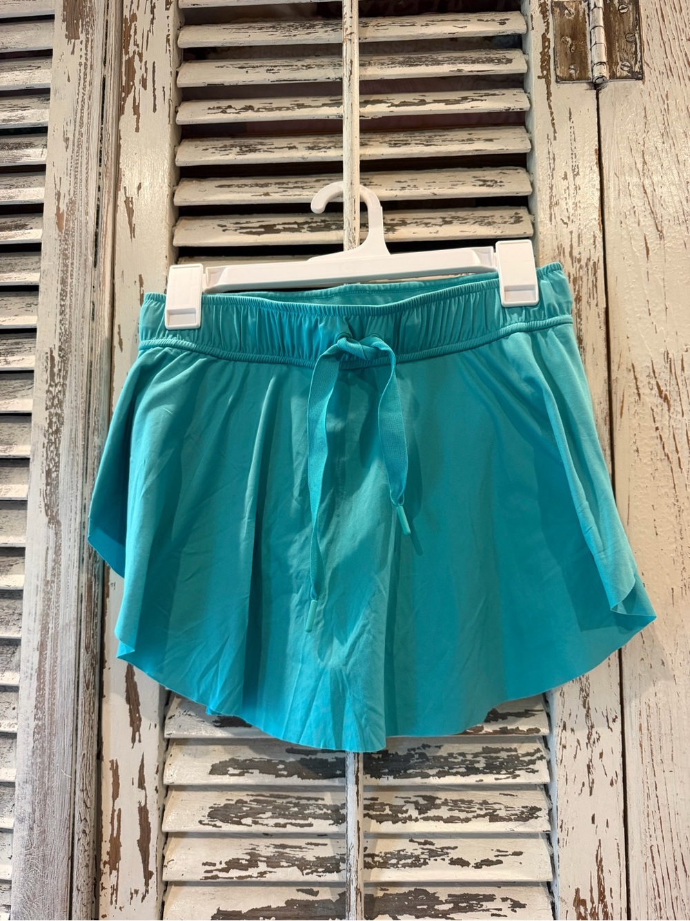 FP Movement by Free People Turquoise Drawstring Athletic Skort